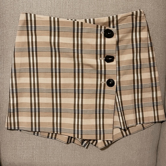 Mango plaid skort - Picture 1 of 8